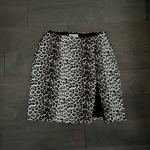 Leopard Mini Skirt NWOT